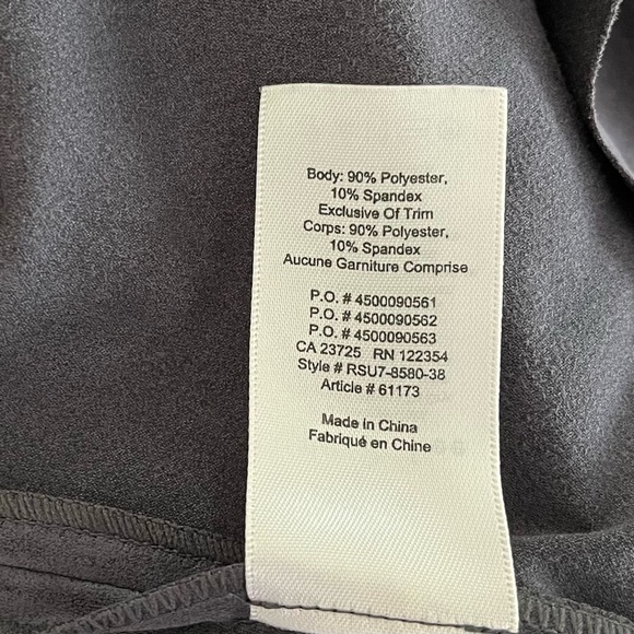 Aritzia Wilfred‎ Free Dark Grey Faux Suede Vivienne Dress Size Medium - Picture 8 of 11